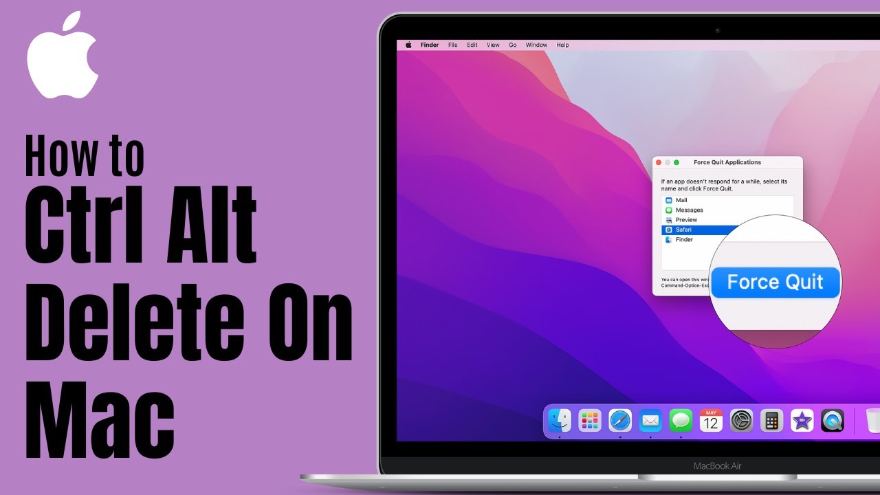 How To Ctrl Alt Delete On Mac