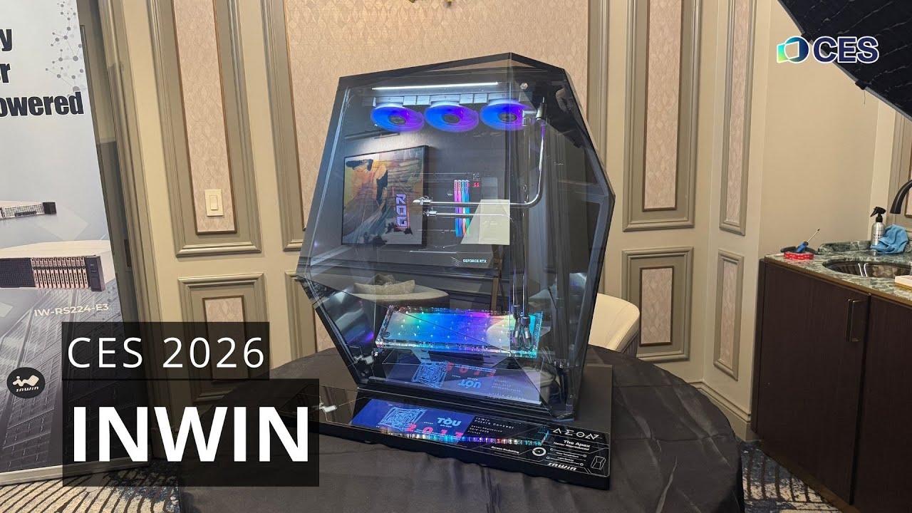 InWin’s AEON Signature Chassis and Case Updates from CES 2026!