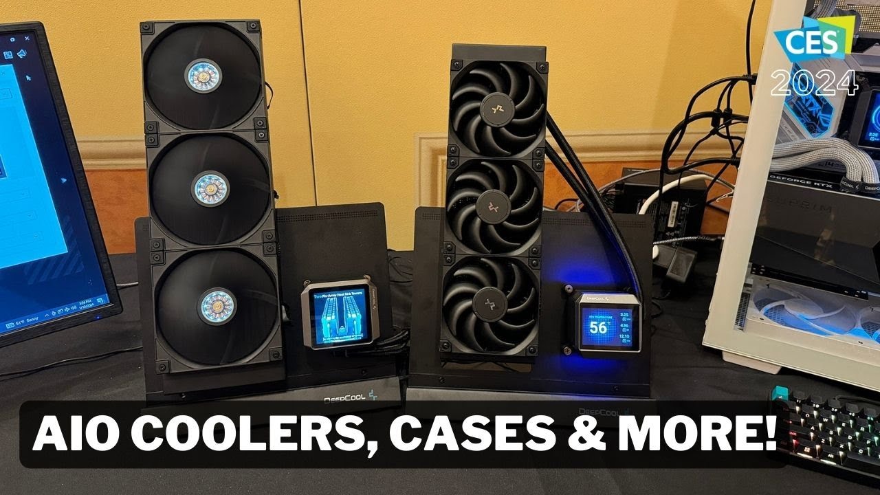 CES 2024 - New DeepCool Cases & Coolers!