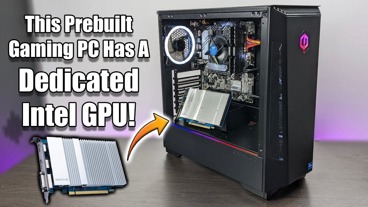 This Prebuilt Has A Dedicated Intel Graphics Card! Intel DG1 Iris Xe