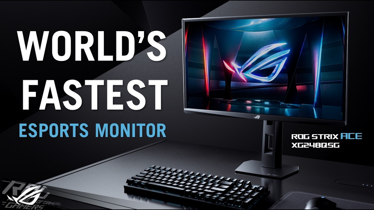 World's Fastest Esports Monitor - ROG Strix Ace XG248QSG