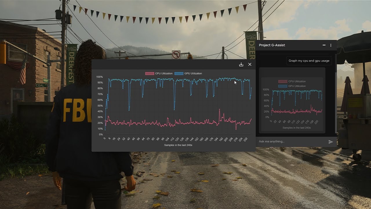 Project G-Assist | AI Assistant For Your RTX PC - CPU & GPU Usage
