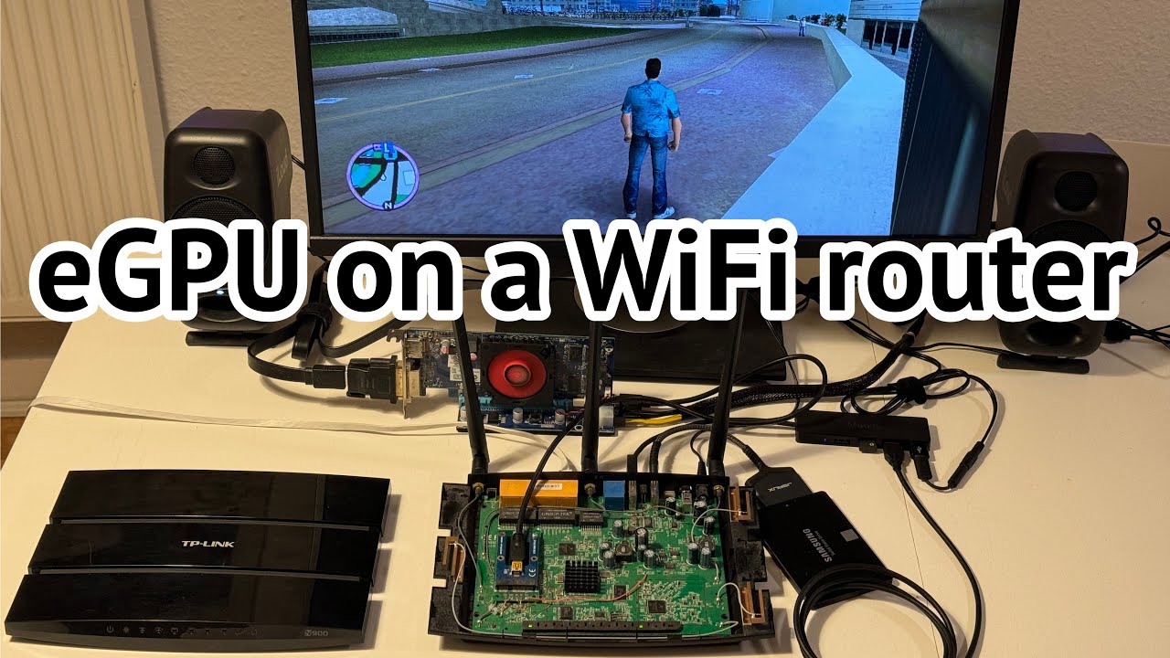 _Real_ gaming router - GTA Vice City on a TP-Link router