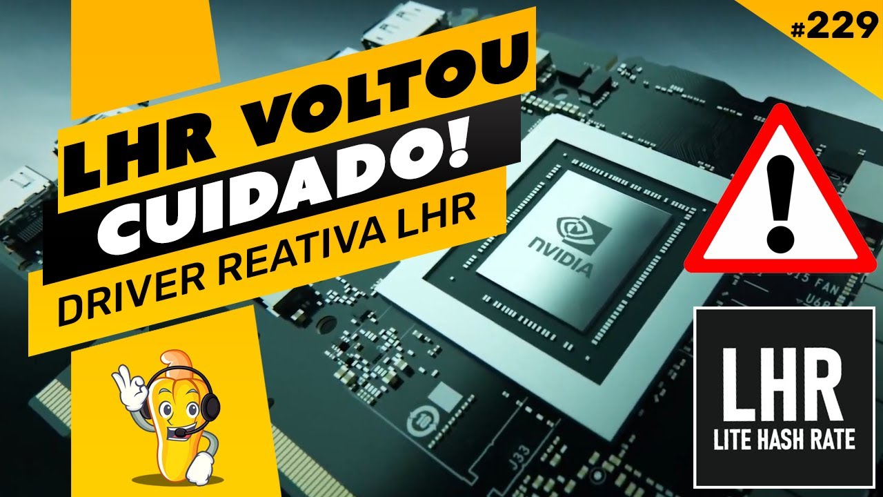 ⛏️⚠️ O LHR VOLTOU - NÃO ATUALIZE OS DRIVERS DA NVIDIA EM SUAS RIGS - NOVO DRIVER REATIVA O LHR