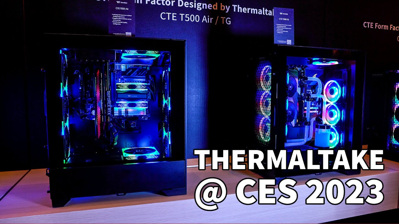 Thermaltake's New Cases & Fans @ CES 2023