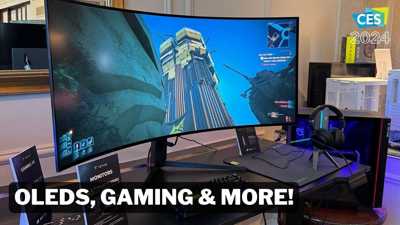 CES 2024 - YEYIAN's Exciting New OLEDs, Gaming Devices & More!