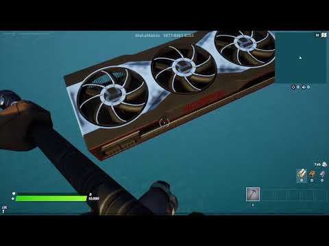 Checking out AMD's new Radeon RX 6000 in Fortnite