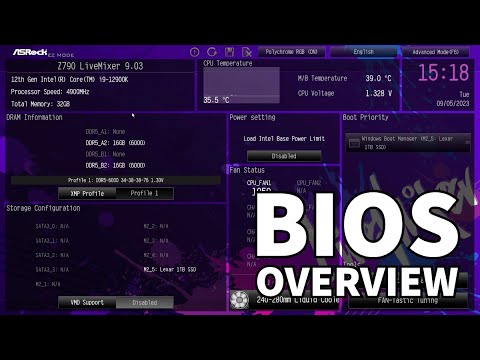 ASRock Z790 LiveMixer BIOS Overview