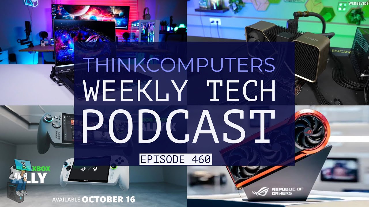ThinkComputers Podcast #460 - ROG Strix G16 Laptop, ROG Matrix RTX 5090, Gamescom 2025 & More!
