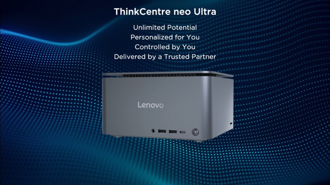 Introducing the Lenovo ThinkCentre neo Ultra - Ultra small in size, heavy on AI capabilities