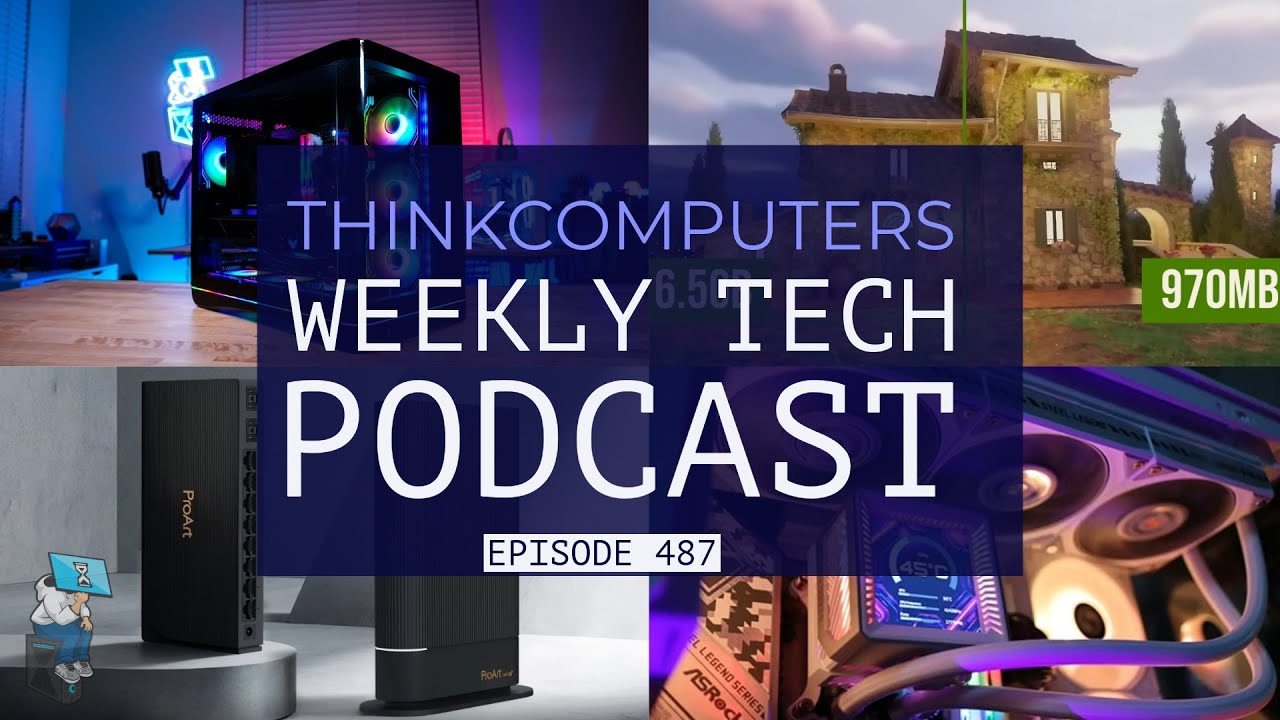 ThinkComputers Podcast #487 - Affordable PC Case, ASRock AiO, NVIDIA NTC Tech & More!