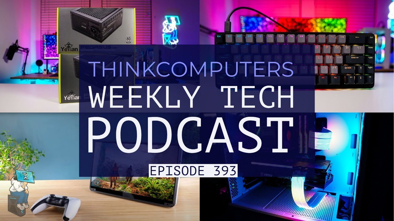 ThinkComputers Podcast #393 - Drop ALT V2, ARGB Power Cables, PS5 Tablet & More!