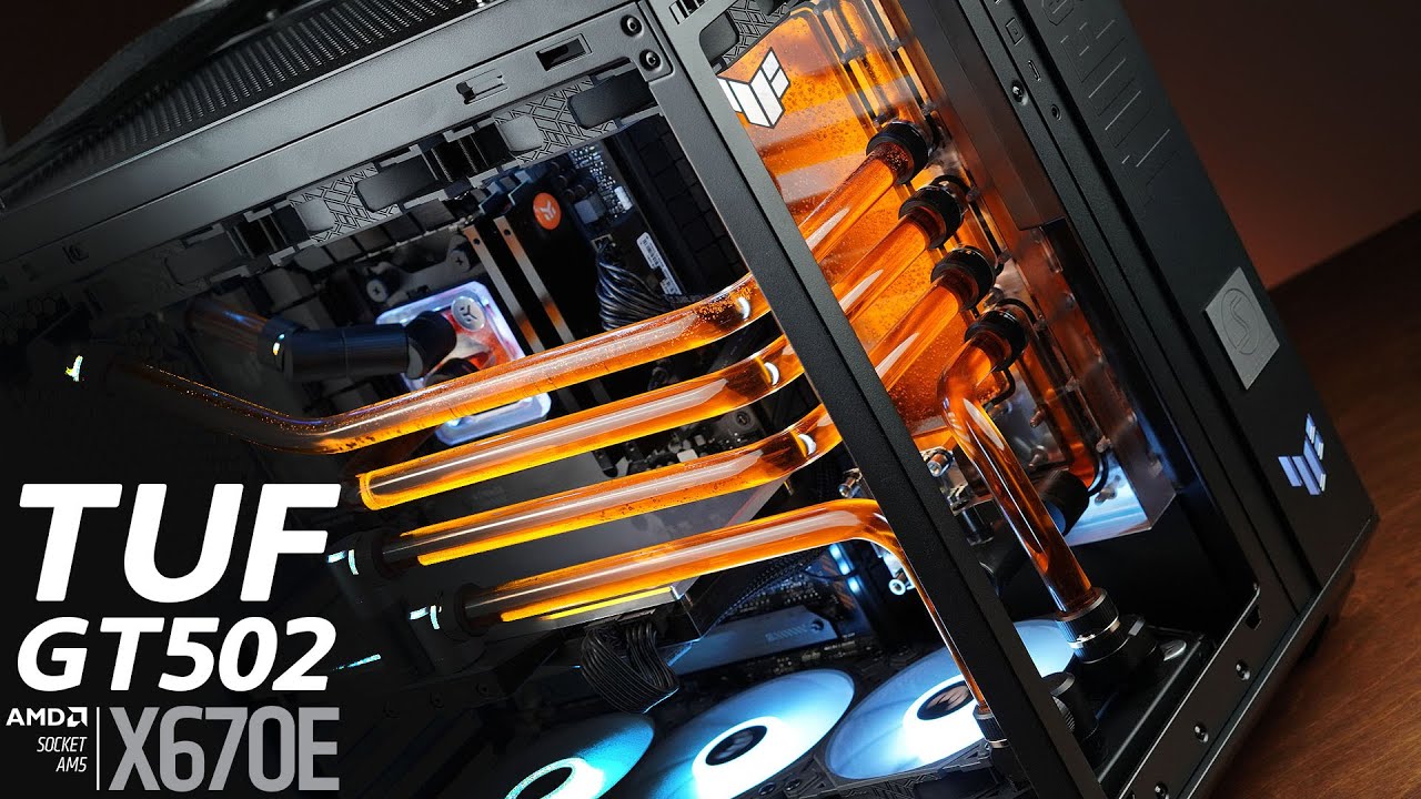 Asus TUF GT502/AMD Ryzen water cooling PC build  [FINAL VIDEO]