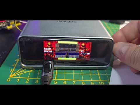 DOOM on the ANKER Prime Charging Station...