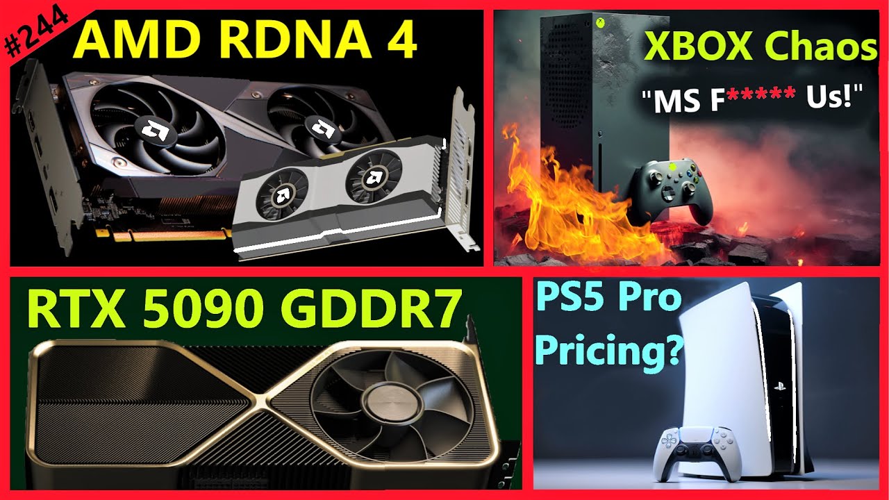 AMD RDNA 4, Nvidia RTX 5090 GDDR7, XBOX Chaos Leak, PS5 Pro Price, Apple Vision | Broken Silicon 244