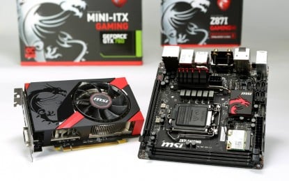MSI Shows Off Gaming Series Mini-ITX Z87 Motherboard and GeForce GTX 760 Card