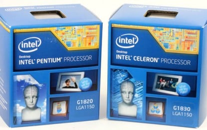 Intel Celeron G1820 and G1830 CPUs Available for Sale