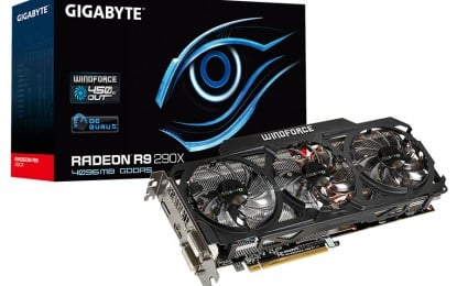 Gigabyte Rolls out WindForce R9 290X and R9 290 Cards