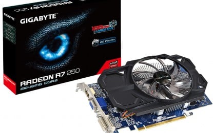 Gigabyte Rolls Out Radeon R7 250 OC with Large Air Cooler