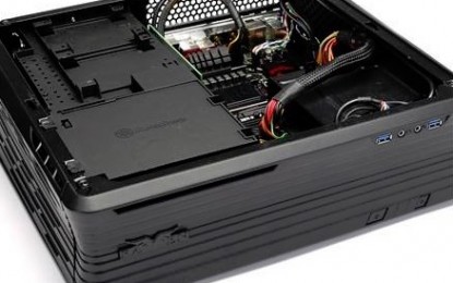 SilverStone Raven RVZ01 Mini-ITX Gaming Case Pictured