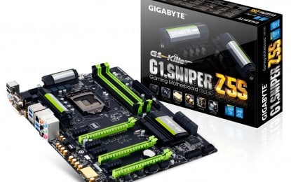 Gigabyte Launches G1.Sniper Z5S and G1.Sniper Z5 Gaming Motherboards