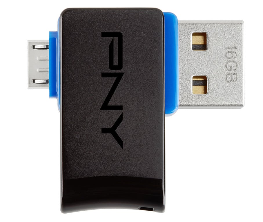 PNY OTG Dual Interface Flash Drive Launched