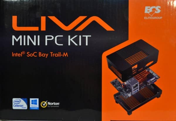 Liva mini pc kit front box