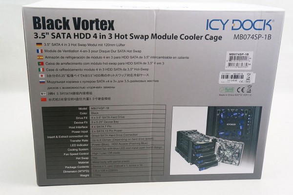 Icy Dock Black Vortex Hot Swap Module
