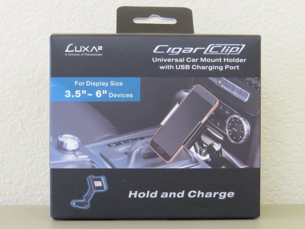 LUXA2 Cigar Clip Universal Car Charger Mount Holder