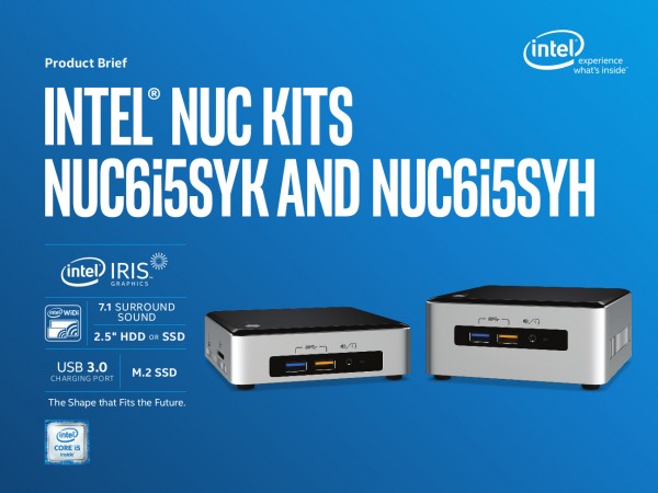 Intel's Skylake NUC Desktops