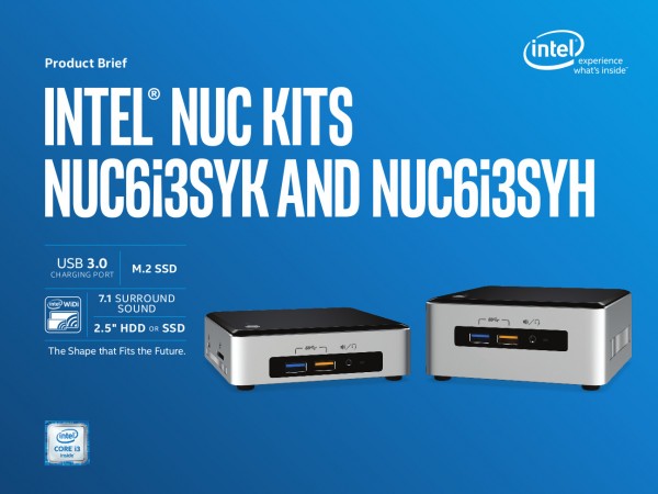 Intel's Skylake NUC Desktops