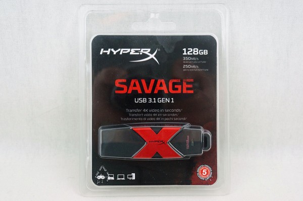 Kingston HyperX Savage 128GB USB 3.1 Flash Drive