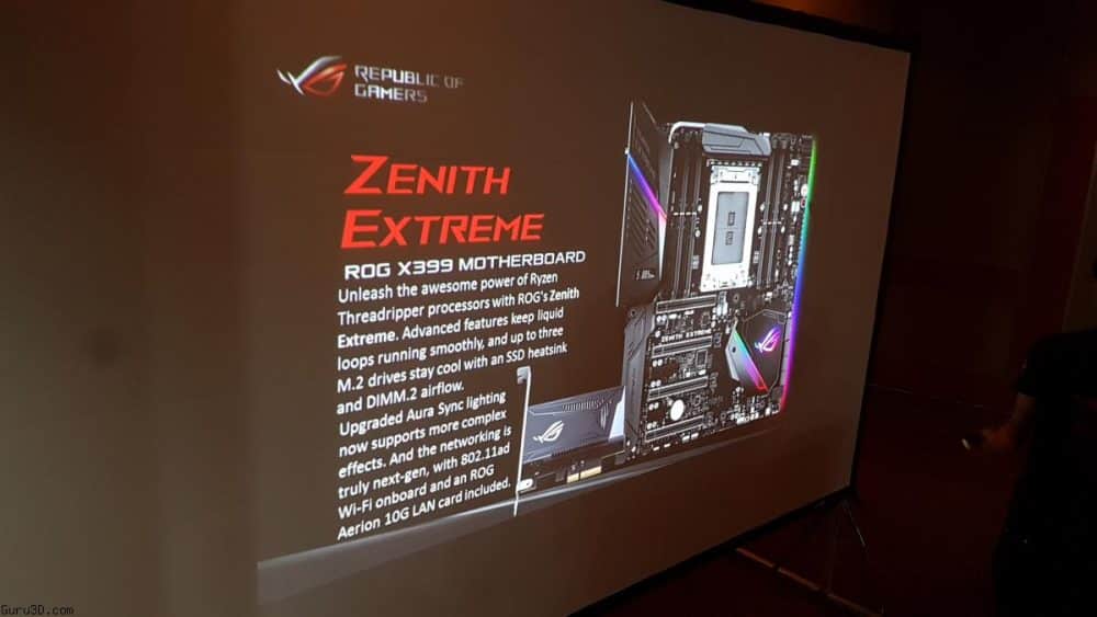ASUS X399 AMD Zenith Extreme Motherboard