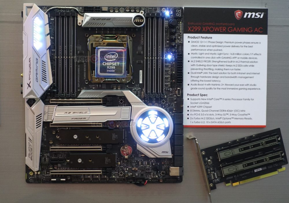 MSI X299 XPower Gaming AC Motherboard