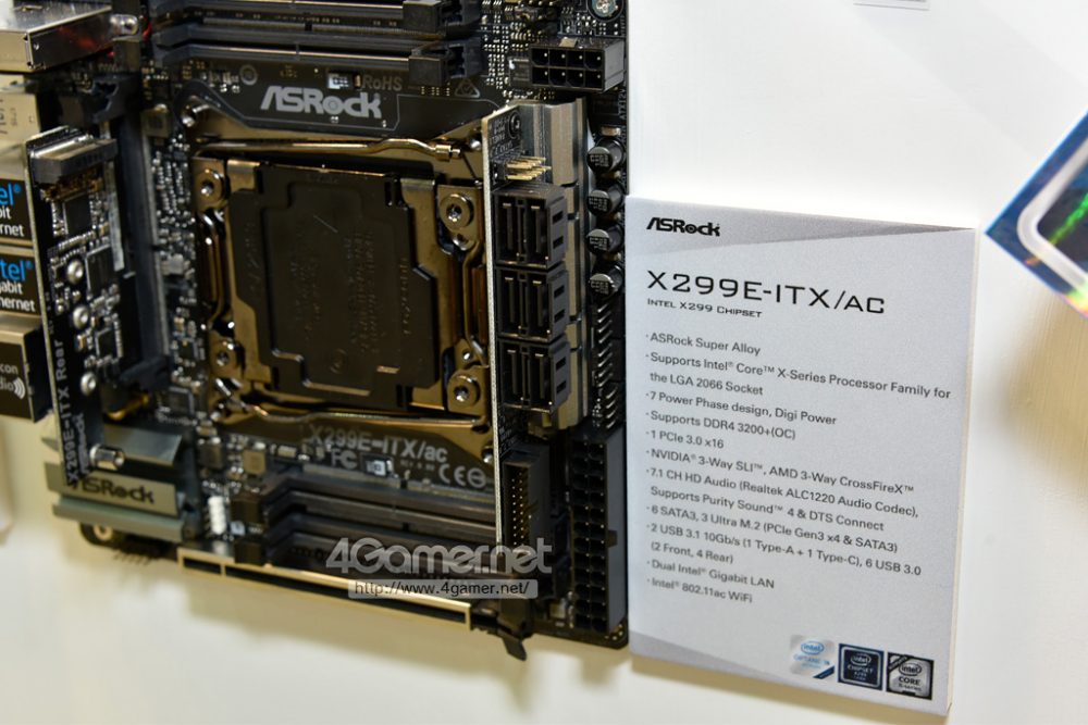 ASRock X299E-ITX Motherboard