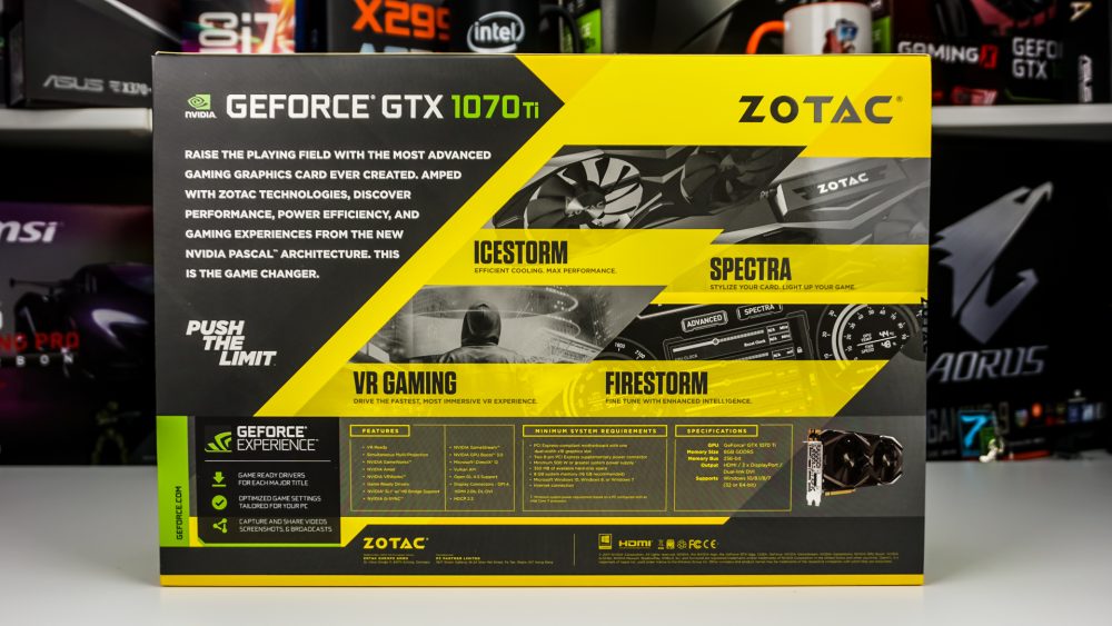 Zotac GeForce GTX 1070 Ti AMP! Edition Graphics Card