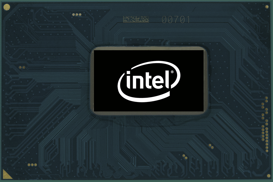 8th Gen Intel Core performance mobile processor chipshot preview