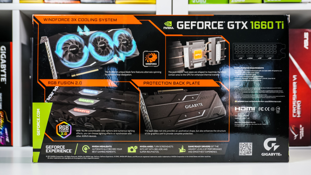 Gigabyte GeForce GTX 1660 Ti Gaming OC 6G