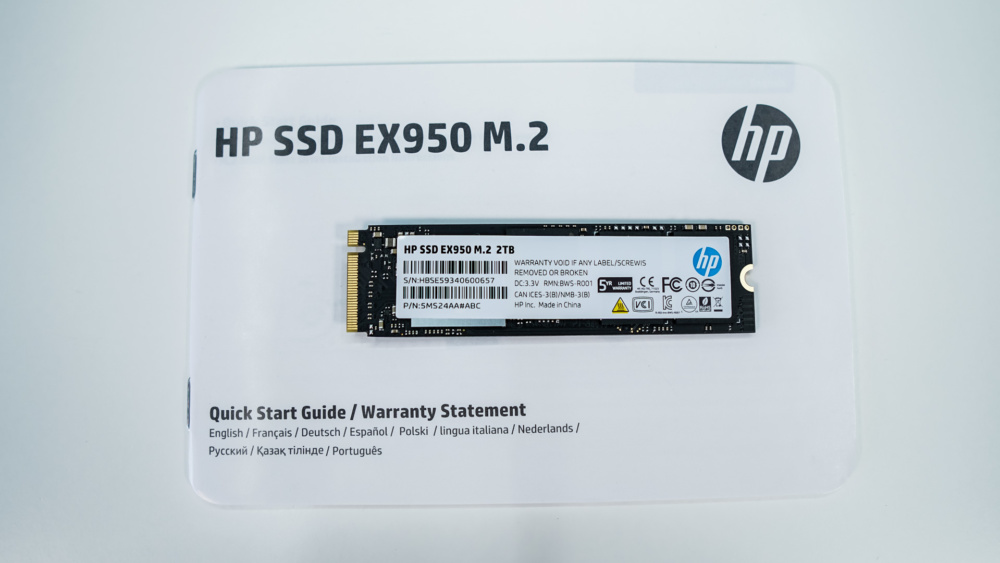 HP SSD EX950 2TB M.2 Solid State Drive