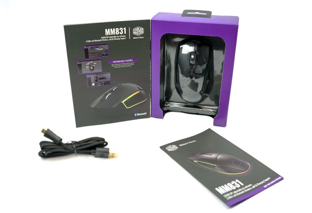 Cooler Master MM831 Box with accessories
