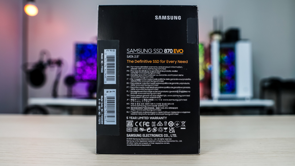 Samsung 870 EVO Solid State Drive