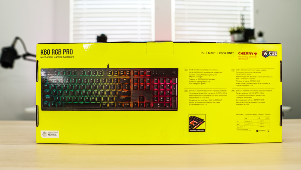 Corsair K60 RGB Pro Gaming Keyboard