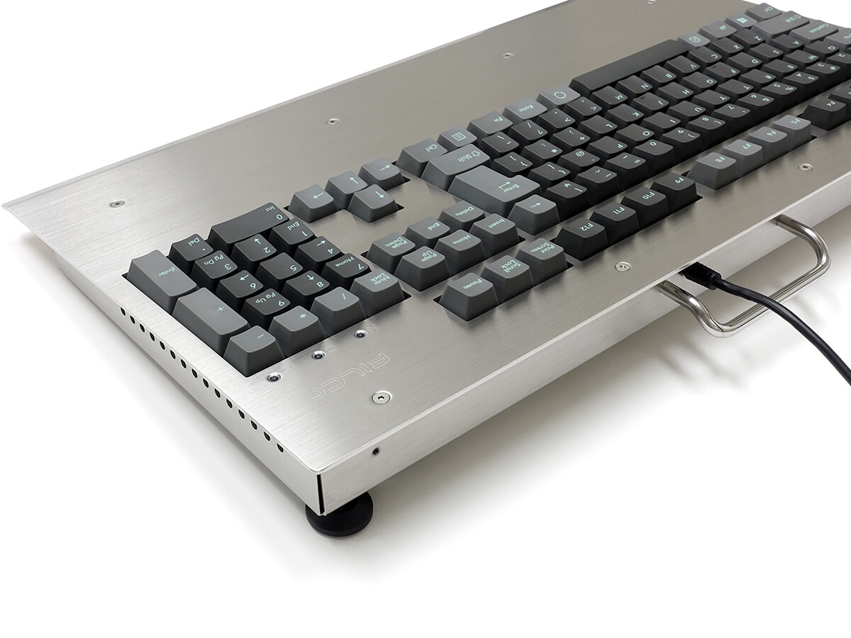 Onafhankelijk Prominent hoofdkussen Industrial Stainless Steel Keyboard Launched by Filco - ThinkComputers.org