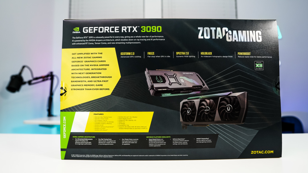 Zotac GeForce RTX 3090 AMP Extreme Holo Graphics Card