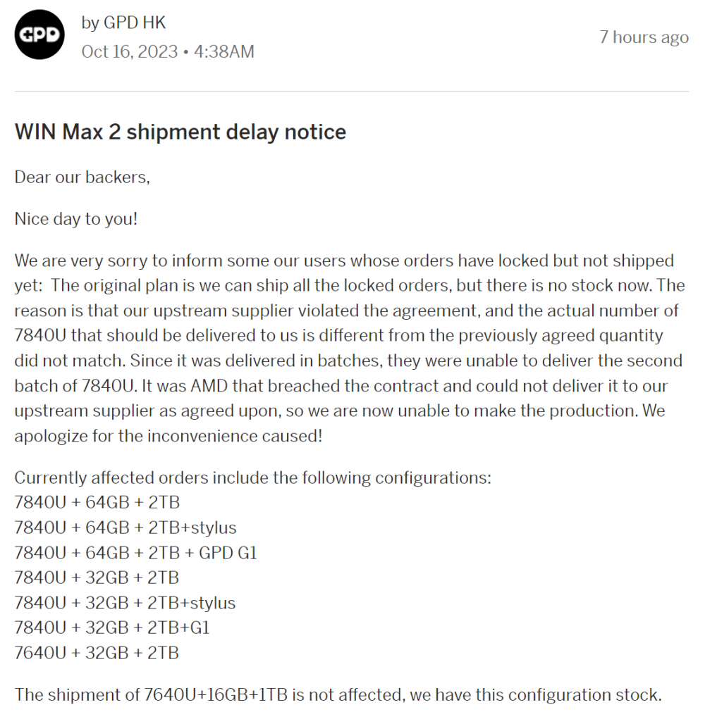 AMD GPD