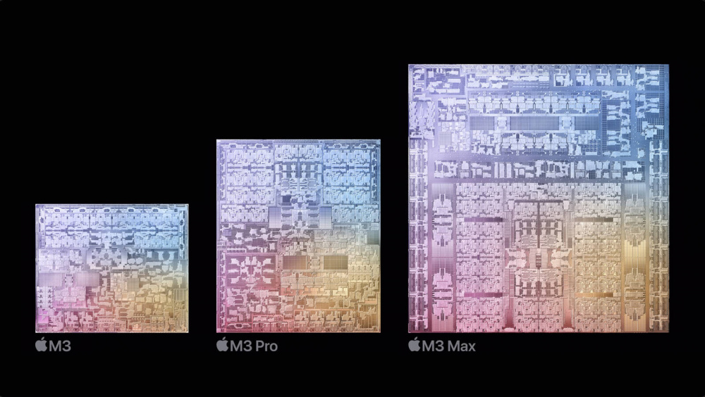 Apple announces M3 M3 Pro and M3 Max chipsets 6