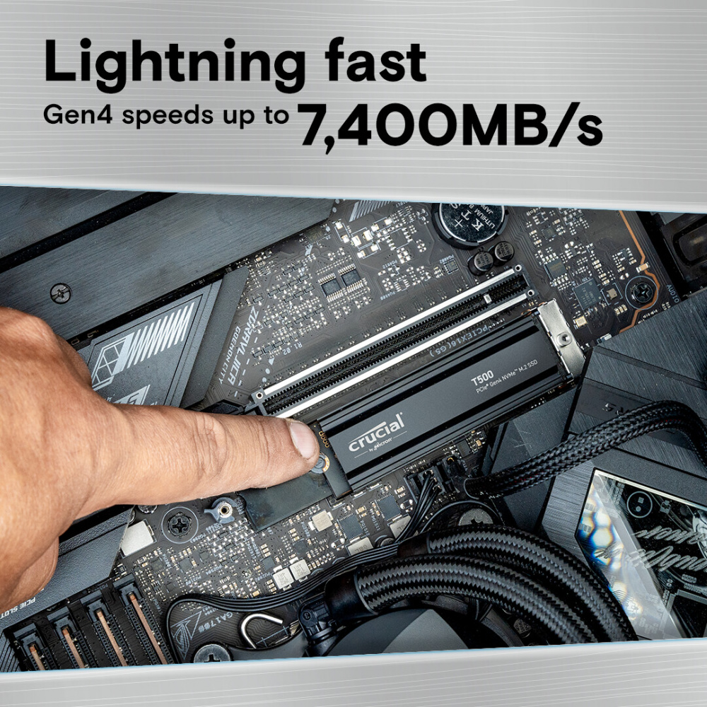 Crucial T500 Gen 4 NVMe SSD