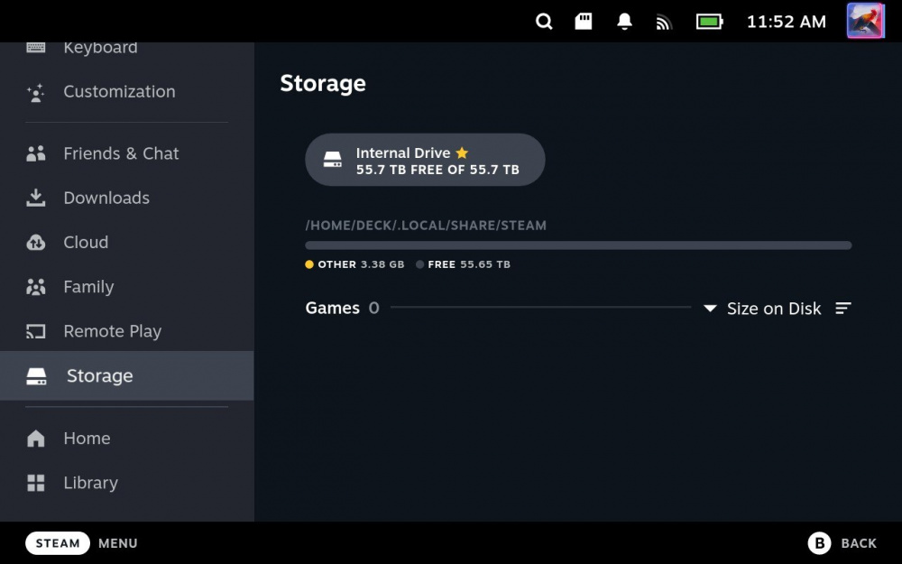 60tb SteamDeck