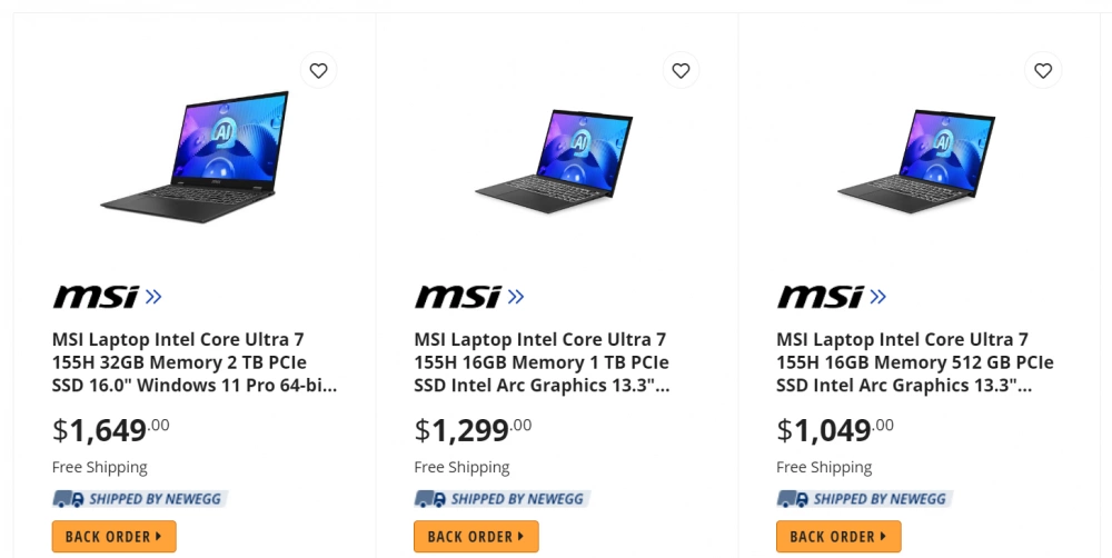 MSI PRESTIGE 16 AI METEOR LAKE