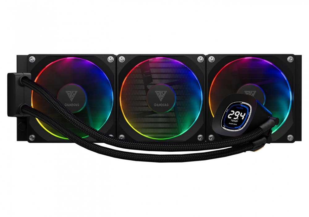GAMDIAS Chione M4 LCD Display Liquid CPU Cooler